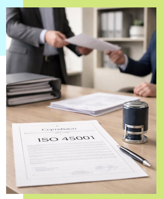 Сертификат ISO 45001 в Елабуге под ключ от 45576 р. | Сертэкс